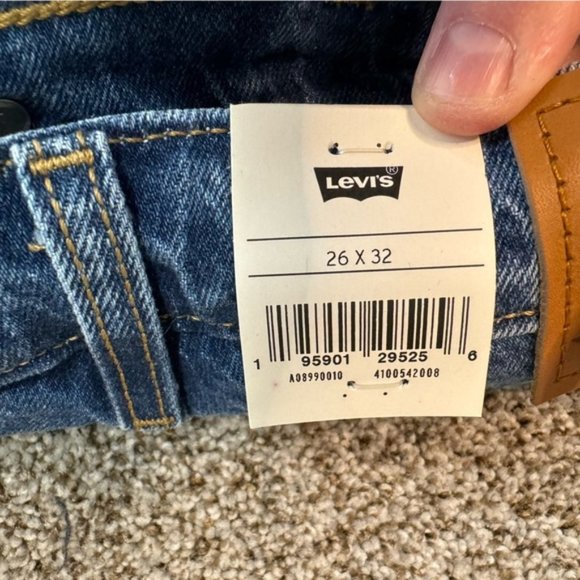 LEVI'S Women's 70's High-Rise Flare Jeans Size 26X32 in Sonoma Step - Picture 8 of 10